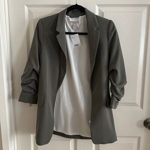 H&M blazer green